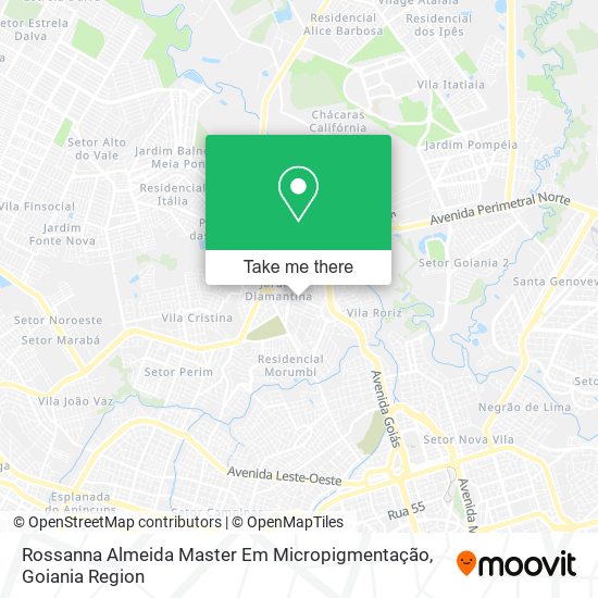 Rossanna Almeida Master Em Micropigmentação map