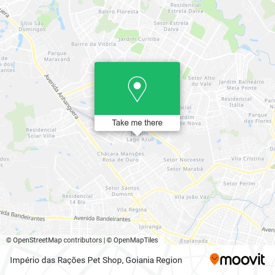 Império das Rações Pet Shop map