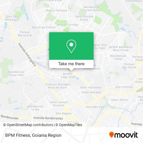 Mapa BPM Fitness