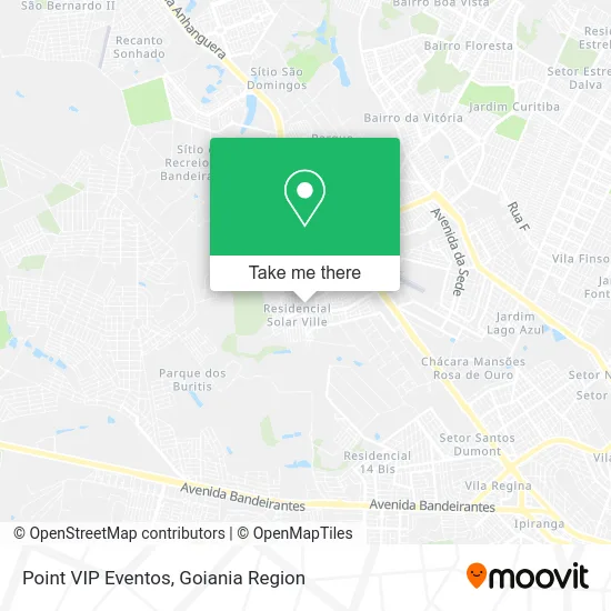 Point VIP Eventos map