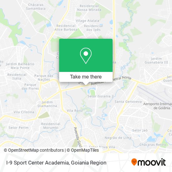 Mapa I-9 Sport Center Academia