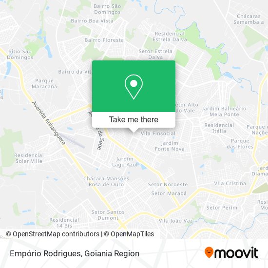 Empório Rodrigues map