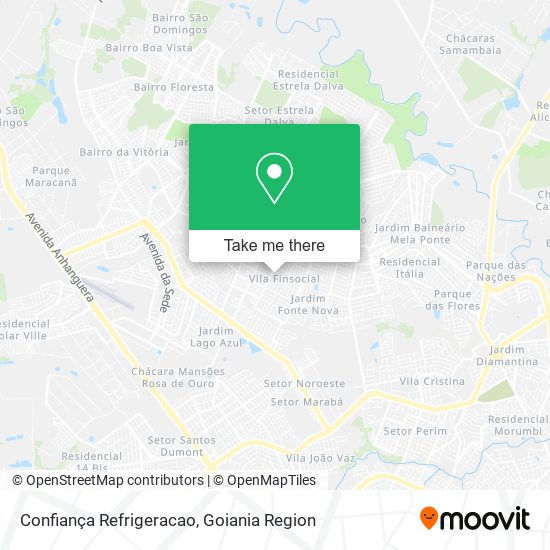 Confiança Refrigeracao map