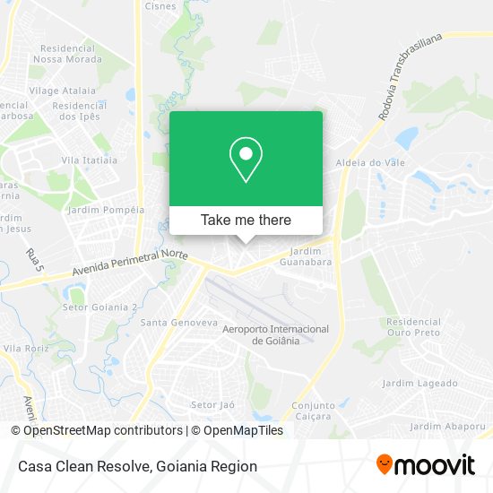Casa Clean Resolve map