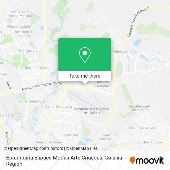 Estamparia Espace Modas Arte Criações map