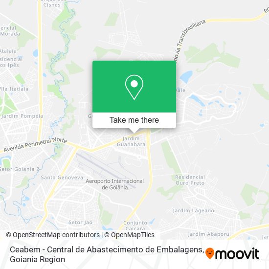 Ceabem - Central de Abastecimento de Embalagens map