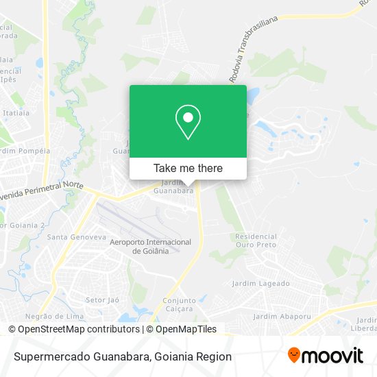 Mapa Supermercado Guanabara