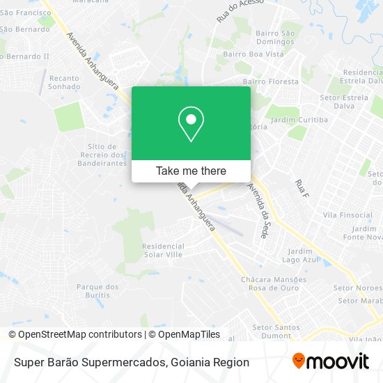 Super Barão Supermercados map