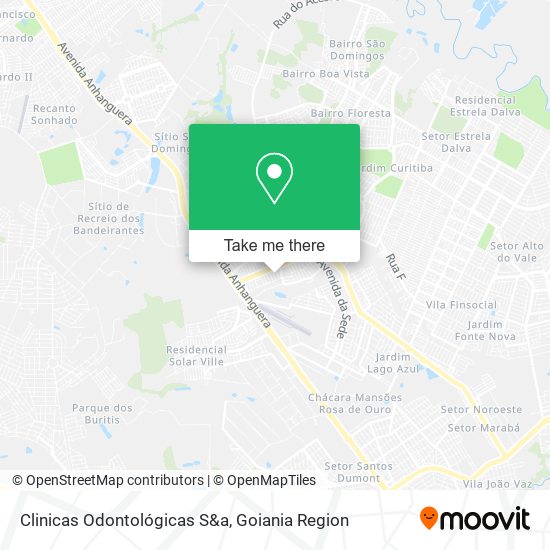 Clinicas Odontológicas S&a map