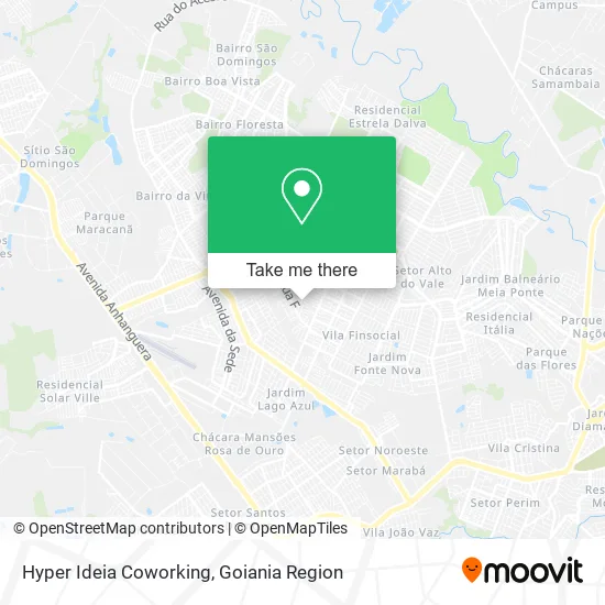 Hyper Ideia Coworking map