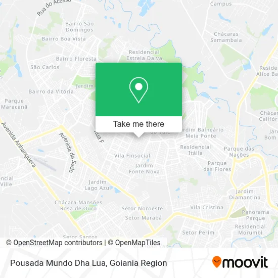 Pousada Mundo Dha Lua map