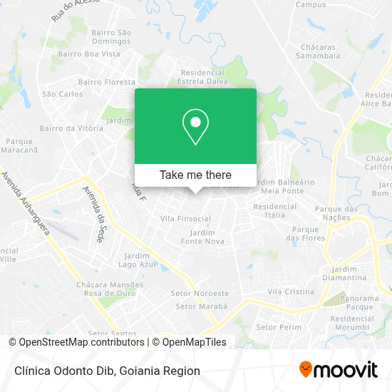 Clínica Odonto Dib map