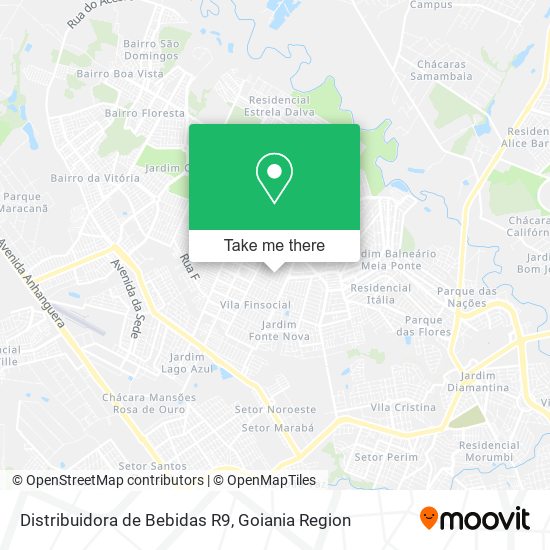 Distribuidora de Bebidas R9 map