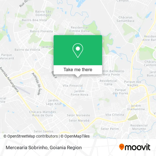 Mercearia Sobrinho map