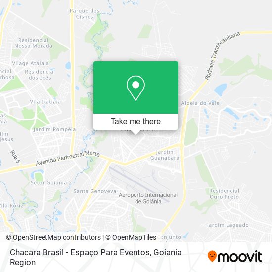 Mapa Chacara Brasil - Espaço Para Eventos