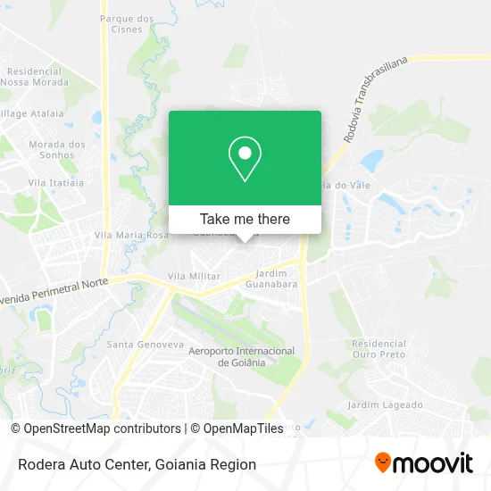 Rodera Auto Center map