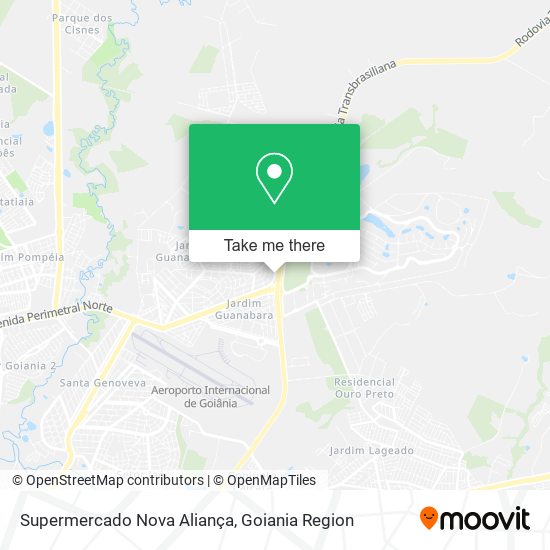 Supermercado Nova Aliança map
