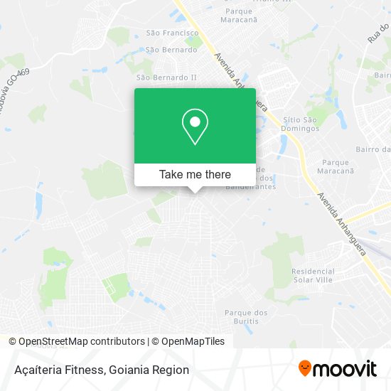 Açaíteria Fitness map