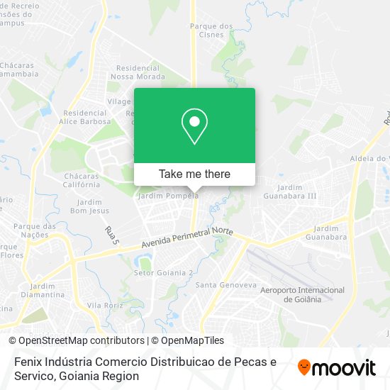 Fenix Indústria Comercio Distribuicao de Pecas e Servico map