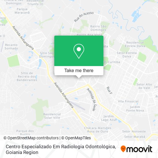 Centro Especializado Em Radiologia Odontológica map