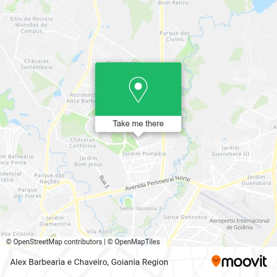 Alex Barbearia e Chaveiro map
