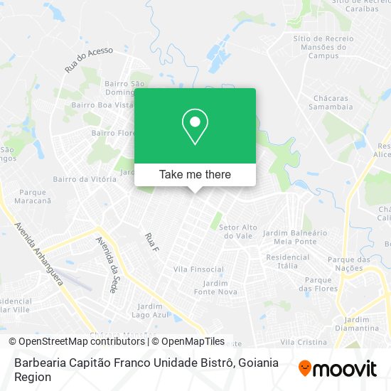 Barbearia Capitão Franco Unidade Bistrô map