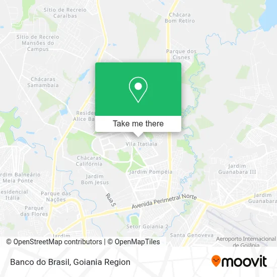 Banco do Brasil map
