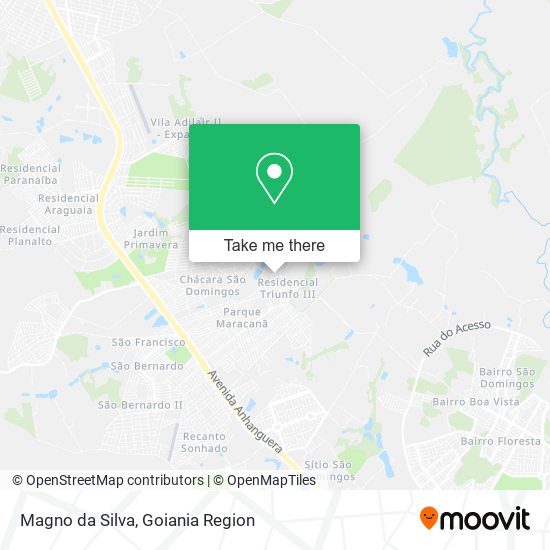 Magno da Silva map