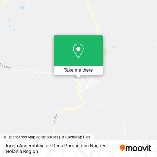 Mapa Igreja Assembléia de Deus Parque das Nações