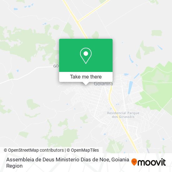 Mapa Assembleia de Deus Ministerio Dias de Noe