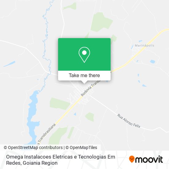 Omega Instalacoes Eletricas e Tecnologias Em Redes map