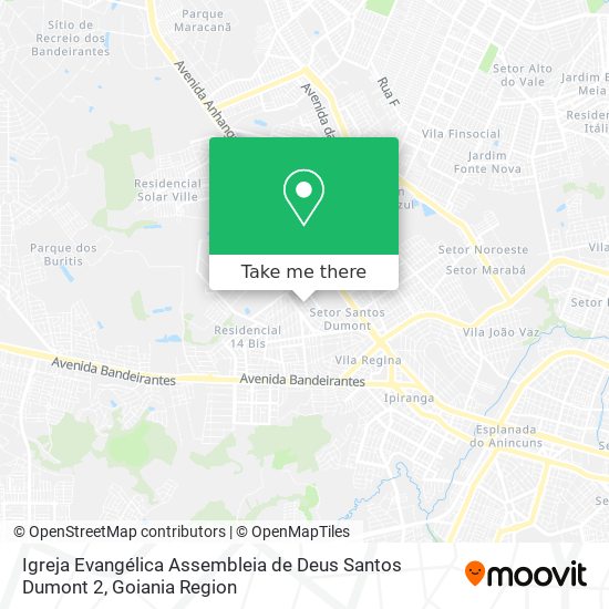 Igreja Evangélica Assembleia de Deus Santos Dumont 2 map