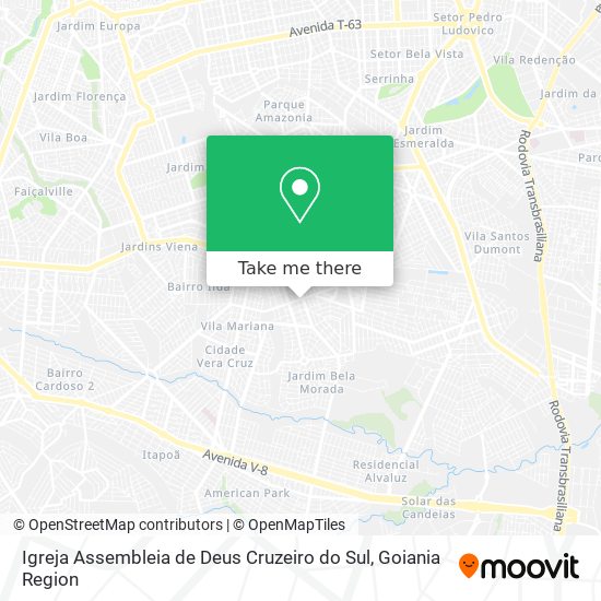 Igreja Assembleia de Deus Cruzeiro do Sul map