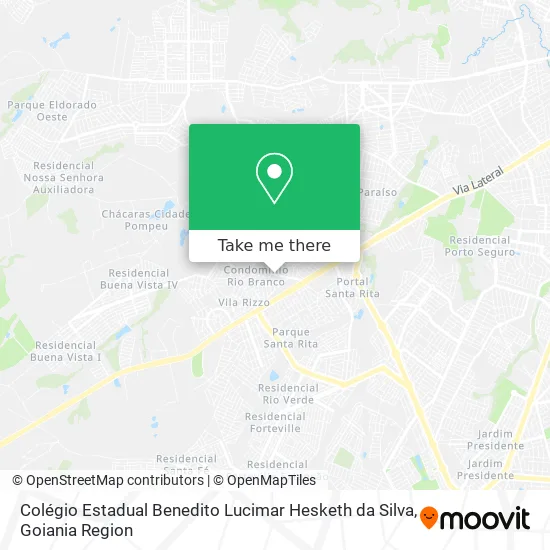 Colégio Estadual Benedito Lucimar Hesketh da Silva map