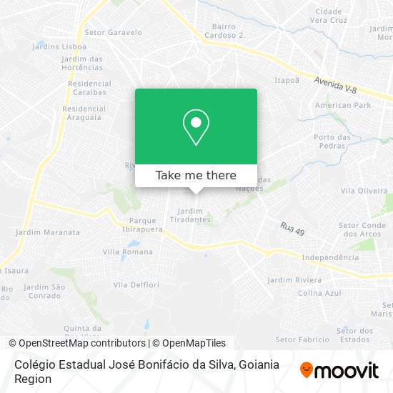 Colégio Estadual José Bonifácio da Silva map
