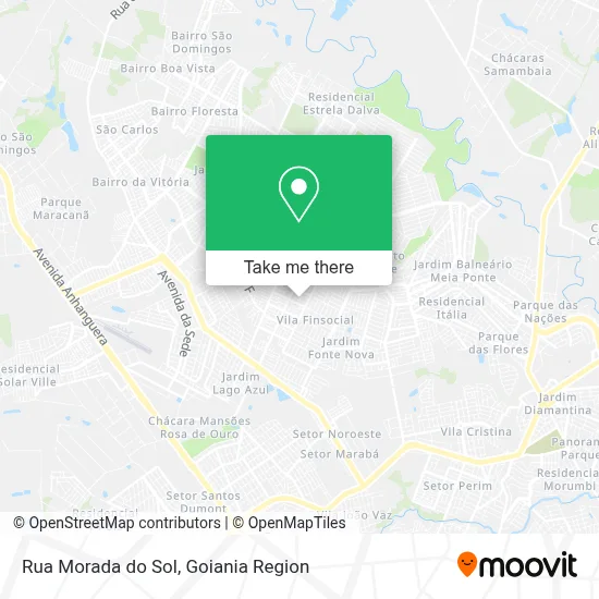 Rua Morada do Sol map