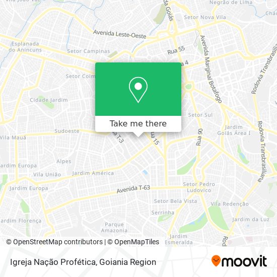 Igreja Nação Profética map