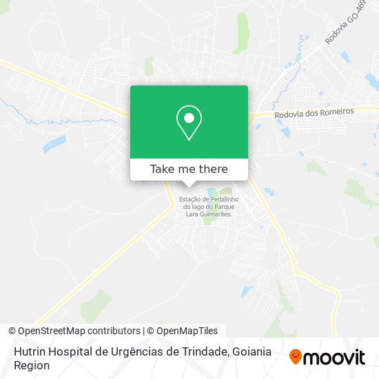 Mapa Hutrin Hospital de Urgências de Trindade