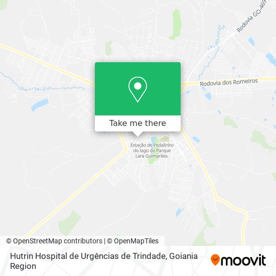 Hutrin Hospital de Urgências de Trindade map