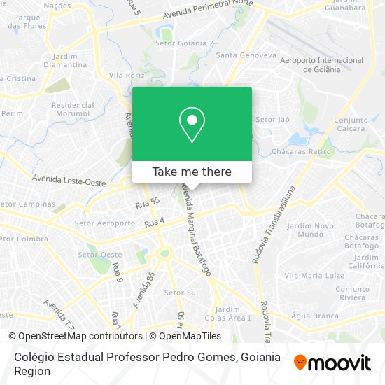 Mapa Colégio Estadual Professor Pedro Gomes