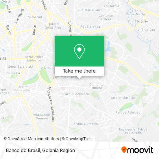 Banco do Brasil map