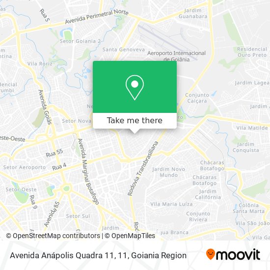 Avenida Anápolis Quadra 11, 11 map
