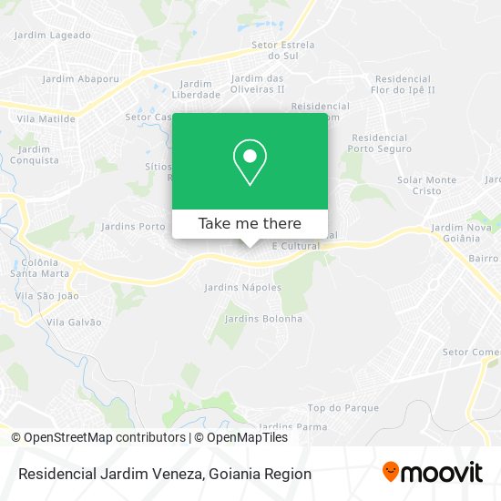 Mapa Residencial Jardim Veneza