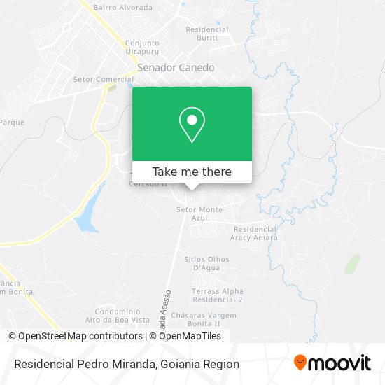 Mapa Residencial Pedro Miranda