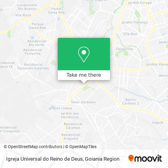 Igreja Universal do Reino de Deus map