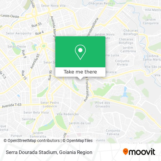 Serra Dourada Stadium map