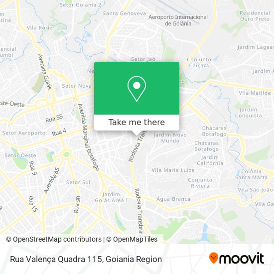 Rua Valença Quadra 115 map