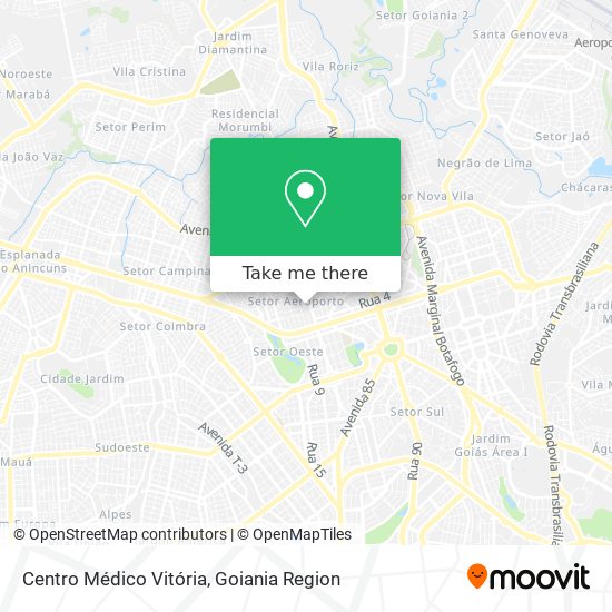 Mapa Centro Médico Vitória