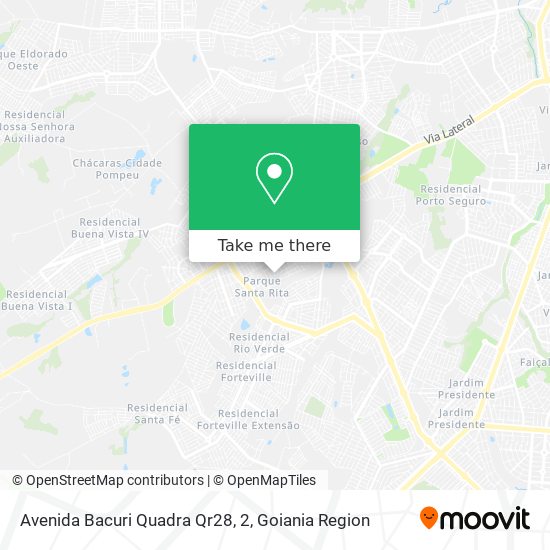 Avenida Bacuri Quadra Qr28, 2 map