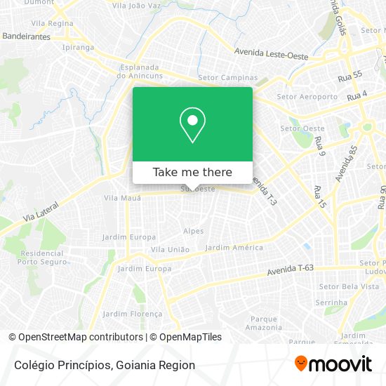 Colégio Princípios map